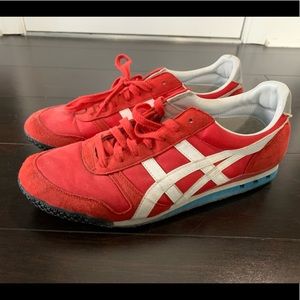 Asic Onitsuka Tiger Red, White, And Blue